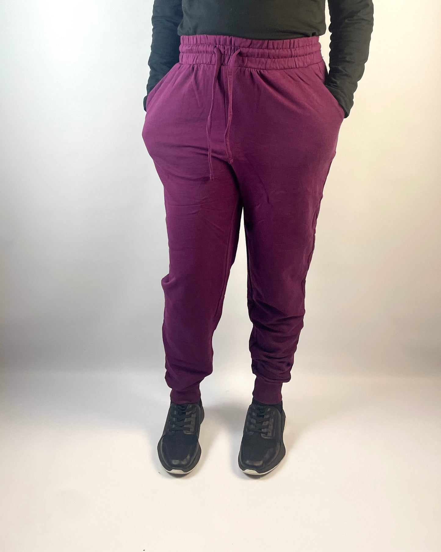 Plum Tracksuit Pants