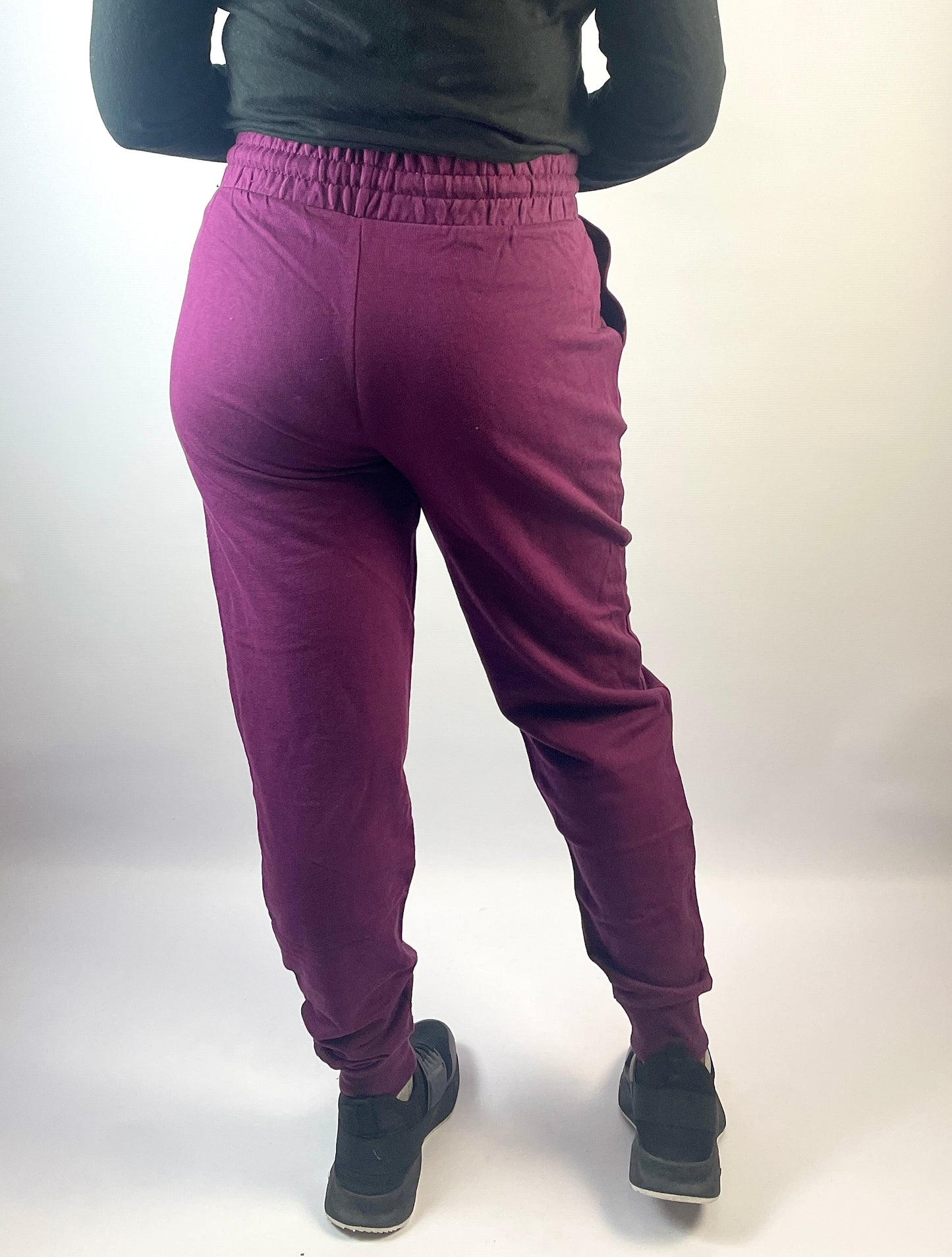 Plum Tracksuit Pants