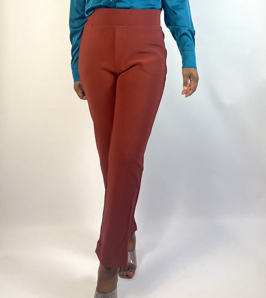 Rust Formal Stretch Pants